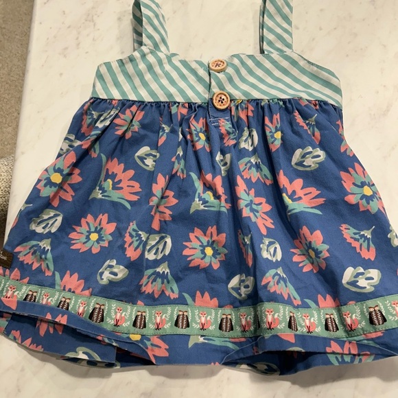 MATILDA JANE Girls Size 4 4T Sleeveless  Tunic Top Bow - Picture 2 of 6